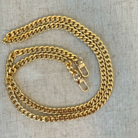NEW Gold purse chain 47 in - Picture 1 of 2